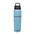 CamelBak MultiBev Stainless Steel Vacuum Insulated Water Bottle, Dusk Blue, 650 ml Capacity