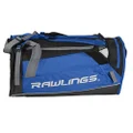 Rawlings Hybrid Duffel/Backpack Baseball/Softball Bag, Blue, 10.5" L x 11" W x 25" H