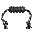 KONG - Extreme Dental with Rope - Durable Rubber, Teeth and Gum Cleaning Dog Toy - for Medium Dogs