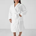 Linen House Plush White Adults One Size Robe