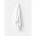 Linen House Aria Cotton/Bamboo White Bath Sheet - 550 GSM