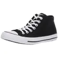 Converse Women's Chuck Taylor All Star Madison Mid Top Sneaker, Black/Black/White, 7 US