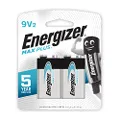 Energizer Max Plus 9V Alkaline Batteries (2 Pieces)