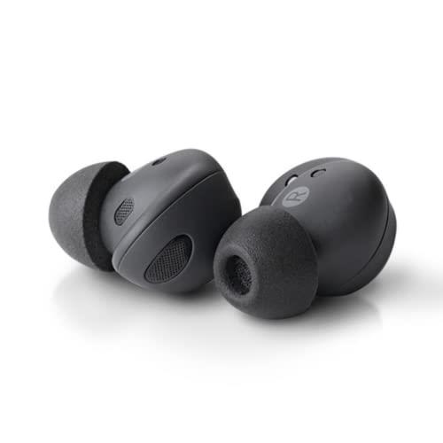 Comply Foam Ear Tips Designed for Samsung Galaxy Buds2 Pro | Ultimate Comfort| Unshakeable Fit | Medium, 3 Pair, Black