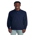 Jerzees Men's Long Sleeve Polo Shirts, SpotShield Stain Resistant, Sizes S-2X, J Navy, Medium