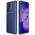 FTRONGRT Case for Oppo Find X5 Pro, Anti-Slip Ultra Thin Shock Absorption Anti Scratch Protective, Cover for Oppo Find X5 Pro -Dark Blue