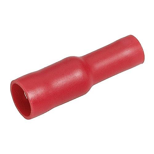 Narva Female Bullet Terminal, 12 Pieces Set, Red, 4 mm