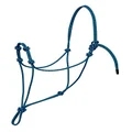 Weaver Leather Silvertip Four Knot Rope Halter, 35-9556-C2, Blue/Black, Large