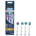 Oral-B Variety Replacement Electric Toothbrush Heads, 4 Pack