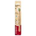 Colgate Kids Bamboo Manual Toothbrush for Children 6+ Years, 1 Pack, Soft Bristles, 100% Biodegradable Bamboo Handle, BPA Free