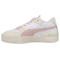 PUMA Cali Sport Frosted Hike Women's Sneakers in White/Marshmallow/Lotus, Size 6 M US