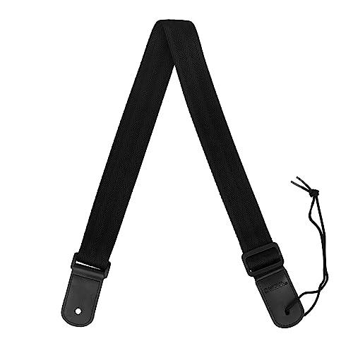 Cascha Nylon Ukulele Strap, Black
