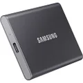 SAMSUNG SSD T7 1TB Portable External SSD, Up to USB 3.2 Gen 2, Reliable Storage for Gaming, Students, Professionals, Grey