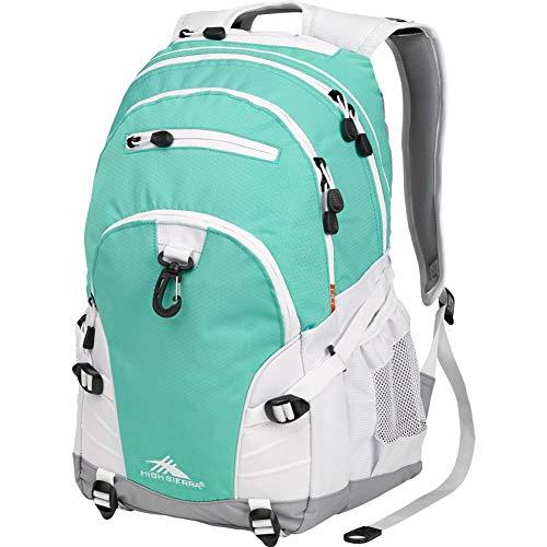 High Sierra Loop Backpack, Aquamarine/White/Ash, One Size, Loop Backpack