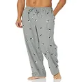 Amazon Essentials Men's Flannel Pajama Pant (Available in Big & Tall), Grey, Dog, Medium