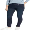 Amazon Essentials Women's Stretch Pull-On Jegging (Available in Plus Size), New Dark Wash, 6 Short