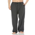 Amazon Essentials Men's Flannel Pajama Pant (Available in Big & Tall), Charcoal Heather, X-Small