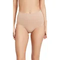 Yummie Women's Livi Comfortably Curved Shaping Briefs, Almond, Large-X-Large