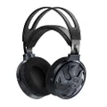 FiiO FT3 HiFi Studio Wired Over-Ear/Open-Back Headphone, 60mm High-Performance Dynamic Driver Headset 3.5mmSE/4.4mm/6.35mm for Audiophiles/Stereo, Great-Sounding (Black)