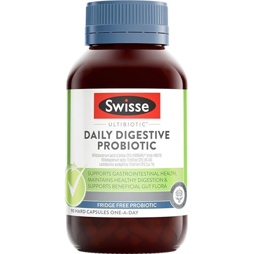 Swisse Ultibiotic Daily Digestive Probiotic - Supports Gut Health And Healthy Digestion - 90 Capsules
