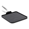 OXO Good Grips Pro Hard Anodized PFOA-Free Nonstick 28cm Griddle Pan, Dishwasher Safe, Oven Safe, Stainless Steel Handle, Black