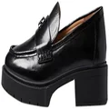 Coach Womens Leah Loafers Shoes Black UK 6/AU 8