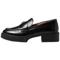 Coach Womens Leah Loafers Shoes Black UK 6/AU 8