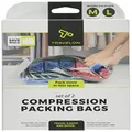 Travelon Set of 2 Compression Packing Bags, Clear, One Size