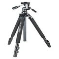 SLIK Pro 700DX Tripod KIT with 3-Way Pan & Tilt Head, for Mirrorless/DSLR Sony Nikon Canon Fuji Cameras and More - Black (615-316)