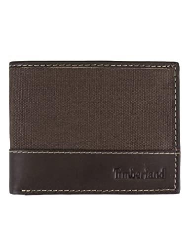 Timberland Men's Baseline Canvas Passcase, Charcoal, One Size