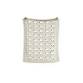 Creative Co-Op Grey Cotton Knit Sheep Blanket