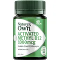 Nature's Own Activated Methyl B12 Tablets 60 - Maintains Vitamin B12 in normal range - Vitamin B Aids in Metabolic Reactions & Amino Acid Synthesis