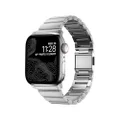 Nomad Steel Watchband for Apple Watch, Silver Hardware, 41 mm
