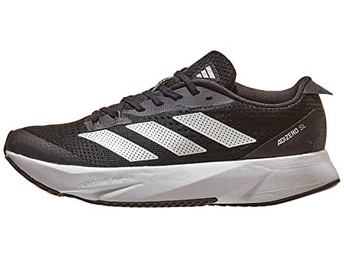 adidas Women's Adizero Sl Running Shoe, Black/White/Carbon, 10