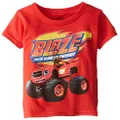 Nickelodeon Blaze and The Monster Machines Little Boys' Toddler Short Sleeve T-Shirt, Red, 4T