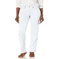 NYDJ Women's Marilyn Straight Denim Jeans, Optic White, 2