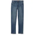 Lucky Brand Boys' Skinny Fit Stretch Denim Jeans, 5-Pocket Style, Zipper Fly & Button Closure, Yorba Linda, 12
