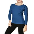 Duofold Women's Mid Weight Wicking Thermal Shirt, Winter River Teal, Large