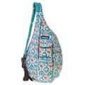 KAVU Original Rope Bag Sling Pack with Adjustable Rope Shoulder Strap - Beach Paint