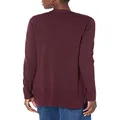 Amazon Essentials Women's Lightweight Open-Front Cardigan Sweater (Available in Plus Size), Burgundy, X-Large