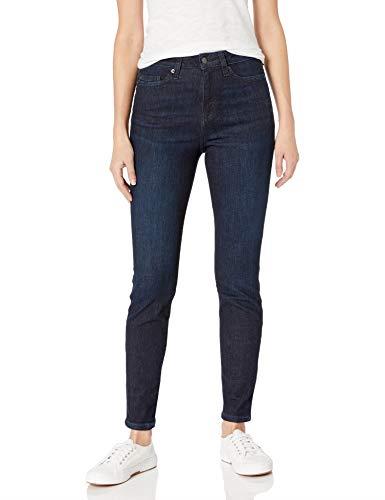 Amazon Essentials Women's High-Rise Skinny Jean, Dark Wash, 4 Short
