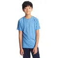 C9 Champion Boys' Fashion Tech Short Sleeve T Shirt, Awesome Blue Heather, XS