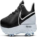 Nike Unisex's React Infinity Pro Golf Shoes, Black White MTLC Platinum, 11 US