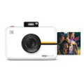 KODAK Step Touch Instant Camera with 3.5” LCD Touchscreen Display (White) Bluetooth Printer with Zink Technology, 1080p HD Video, 10x Zoom & KODAK App.