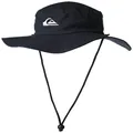 Quiksilver Boys Kid's Bushmaster Sun Protection Floppy Visor Bucket Hat, Black, One Size