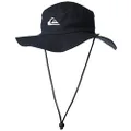 Quiksilver Boys Kid's Bushmaster Sun Protection Floppy Visor Bucket Hat, Black, One Size