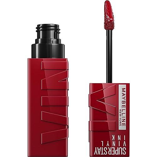 Maybelline Super Stay Vinyl Ink Longwear No-Budge Liquid Lipcolor, Highly Pigmented Color and Instant Shine, Lippy, LIPPY, 0.14 fl oz