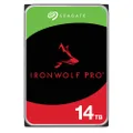 Seagate IronWolf Pro, NAS, 3.5" HDD, 14TB, SATA 6Gb/s, 7200RPM, 256MB Cache, 5 Years or 2.5M Hours MTBF Warranty