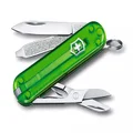 Victorinox Swiss Army Pocket Knife Classic SD with 7 Functions, Green Tea Transparent