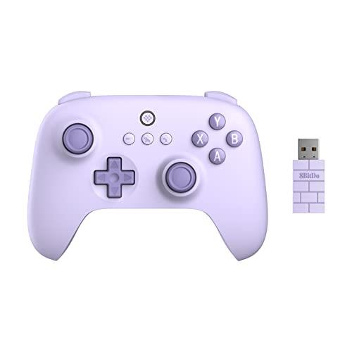 8Bitdo Ultimate C 2.4g Wireless Controller for Windows PC, Android, Steam Deck & Raspberry Pi(Lilac Purple)